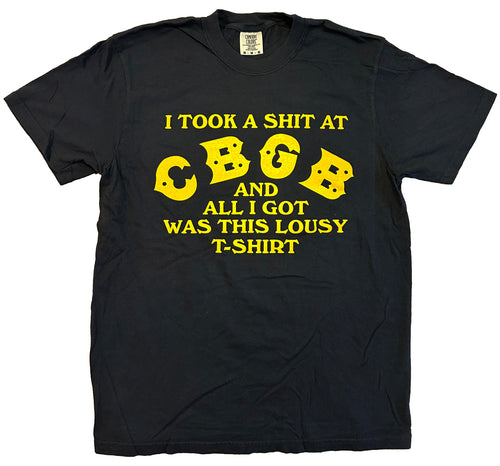 CBGB Bathroom Shirt *BLACK*