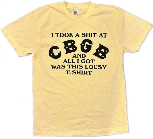 CBGB Bathroom Shirt *YELLOW*