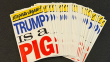 TRUMP IS A PIG Sticker