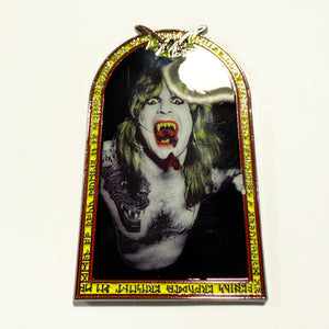 Speak Of The Devil - 2” metal enamel pin