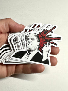 FUCK TRUMP 3" Sticker