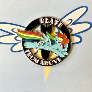 DEATH FROM ABOVE Enamel pin